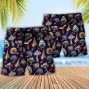 Hippie Mushroom Peace Love Life Style Summer Beach Hawaii Shorts