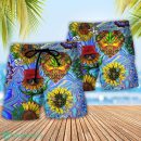 Hippie Sunflowers Stay Trippy Little Hippie Summer Beach Hawaii Shorts