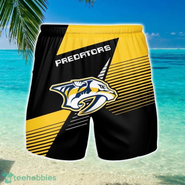 Nashville Predators 3D Beach Shorts Summer Vacation Gift For Men