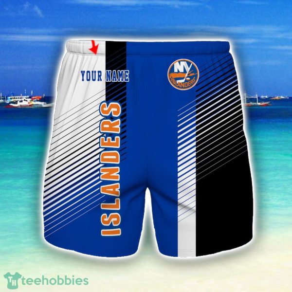 New York Islanders Beach Shorts For Sport Fans Team Summer Gift Custom Name