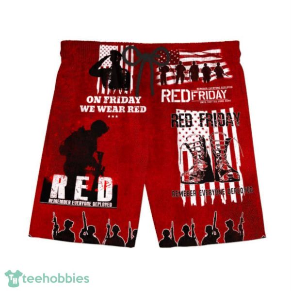 On Friday We Wear Red Veteran Shorts