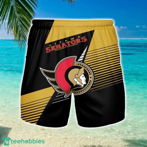 Ottawa Senators 3D Beach Shorts Summer Vacation Gift For Men
