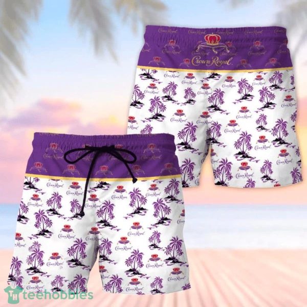 Palm Leaves Crown Royal Hawaii Shorts