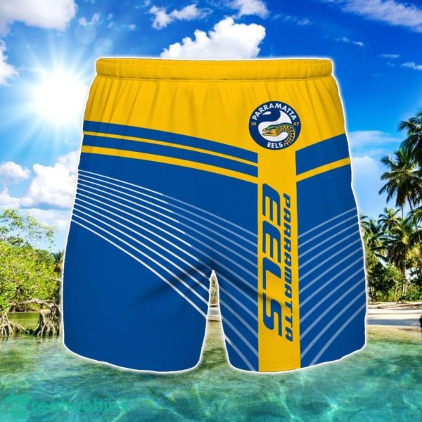 Parramatta Eels Beach Shorts For Fans Summer Gift