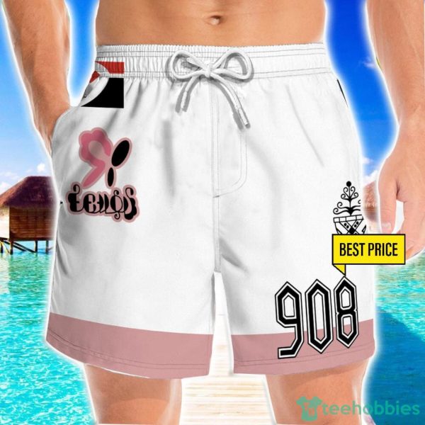 Pokemon Bede Cosplay Costume 3D Beach Shorts For Men Gift Summer Gift