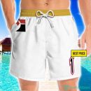 Pokemon Champion Leon Number 1 Cosplay Costume 3D Beach Shorts For Men Gift Summer Gift