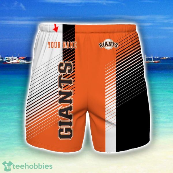 San Francisco Giants Beach Shorts For Sport Fans Team Summer Gift Custom Name