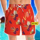 Scarface Movie Tony Montana Cosplay Costume 3D Beach Shorts For Men Gift Summer Gift