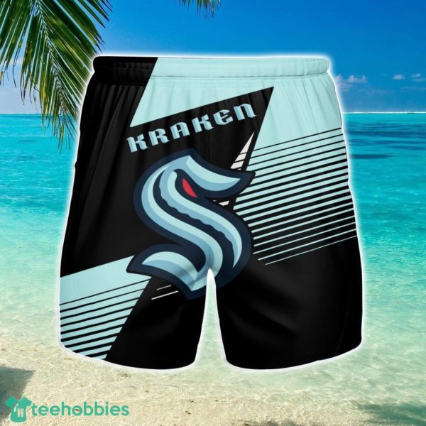 Seattle Kraken 3D Beach Shorts Summer Vacation Gift For Men