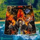 Skull Biker Lovely Style Hawaii Shorts For Men - Skull Shorts Swim Trunks