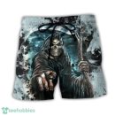 Skull Dark Death Scythe Hawaii Shorts For Men - Skull Shorts Swim Trunks