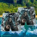 Skull Dark Death Scythe Hawaii Shorts For Men - Skull Shorts Swim Trunks