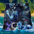 Skull Death Love In Heart Hawaii Shorts For Men Skull Shorts Swim Trunks