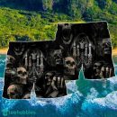 Skull Horror Skull Movies Hawaii Shorts For Men Skull Shorts Swim Trunks