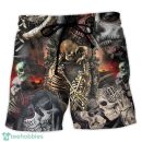 Skull Marrying A Perfect Wife Hawaii Shorts For Men Skull Shorts Swim Trunks