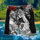 Skull Women's Day, Valentine Gift's Day Art Hawaii Shorts For Men Skull Shorts Swim Trunks