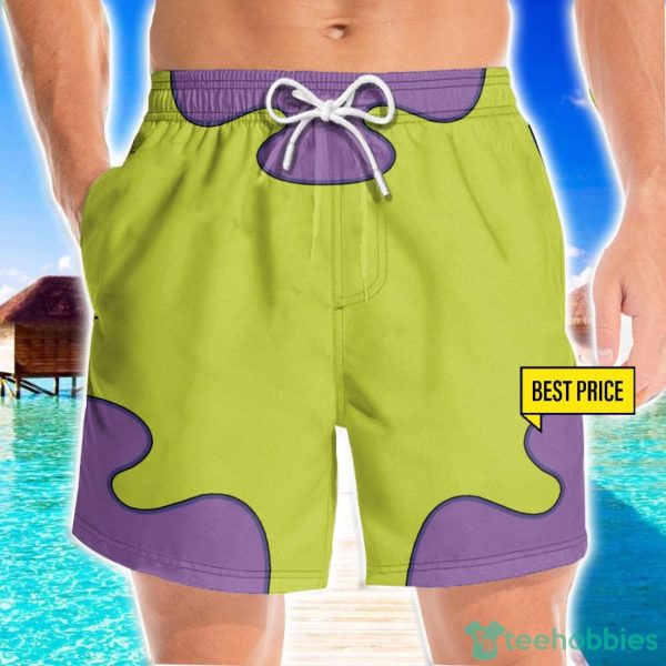 SpongeBob Movie Patrick Star Funny Cosplay Costume 3D Beach Shorts For Men Gift Summer Gift