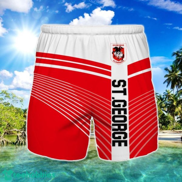 St. George Illawarra Dragons Beach Shorts For Fans Summer Gift