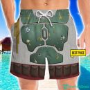 Star Wars Boba Fett Cosplay Costume 3D Beach Shorts For Men Gift Summer Gift