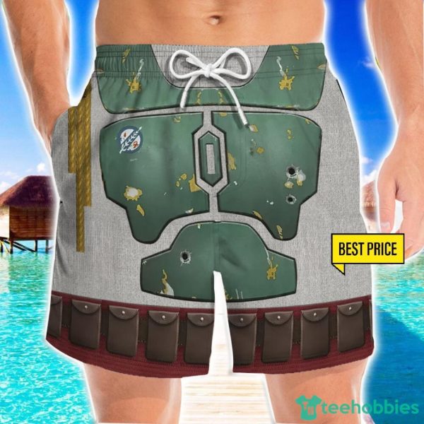 Star Wars Boba Fett Cosplay Costume 3D Beach Shorts For Men Gift Summer Gift