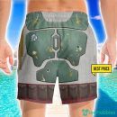 Star Wars Boba Fett Cosplay Costume 3D Beach Shorts For Men Gift Summer Gift