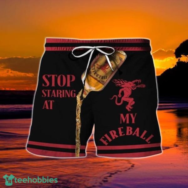 Stop Staring At My Fireball Beer Hawaii Shorts
