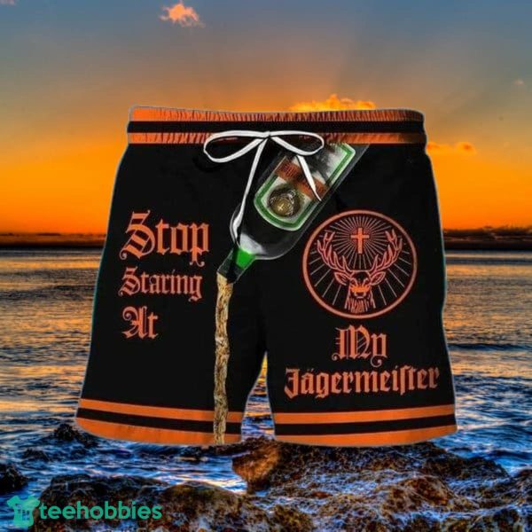 Stop Staring At My Jagermeister Hawaii Shorts Special Gift Men Women