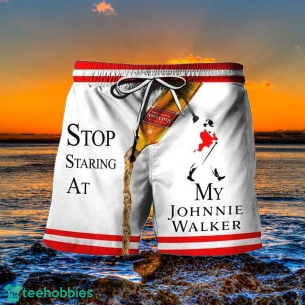 Stop Staring At My Johnnie Walker Hawaii Shorts Special Gift Men Women