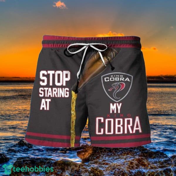 Stop Staring At My King Cobra Beer Hawaii Shorts Special Gift Men Women