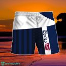 Summer American Flag Patch Coors Banquet Hawaiian Shorts