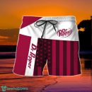 Summer American Flag Patch Dr Pepper Hawaiian Shorts