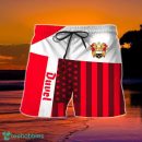 Summer American Flag Patch Duvel Beer Hawaiian Shorts