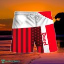 Summer American Flag Patch Duvel Beer Hawaiian Shorts