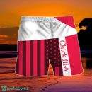 Summer American Flag Patch Chick-fil-A Hawaiian Shorts