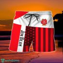 Summer American Flag Patch Jim Beam Hawaiian Shorts