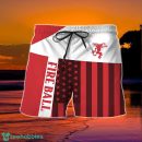 Summer American Flag Patch Fireball Whisky Hawaiian Shorts