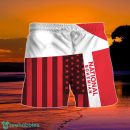 Summer American Flag Patch National Bohemian Hawaiian Shorts