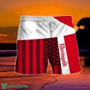 Summer American Flag Patch Rheingold Beer Hawaiian Shorts