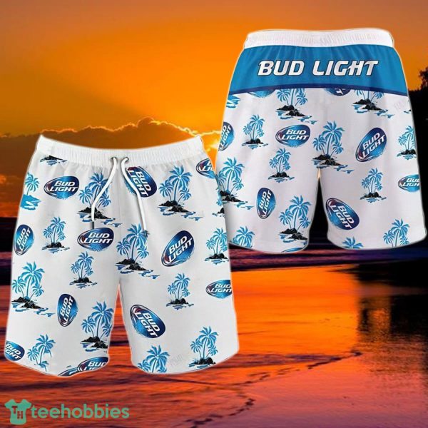 Tropical Palms Bud Light Hawaii Shorts