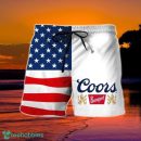 USA Flag Fourth Of July Coors Banquet Hawaiian Shorts