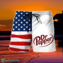USA Flag Fourth Of July Dr Pepper Hawaiian Shorts