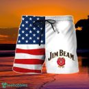 USA Flag Fourth Of July Jim Beam Hawaiian Shorts