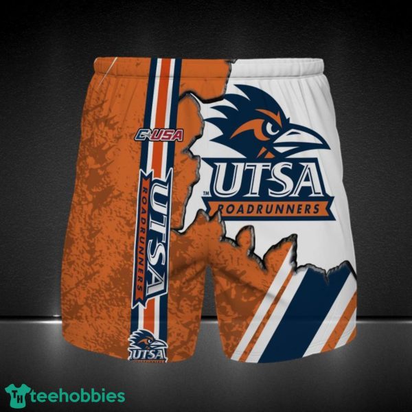 Utsa Roadrunners Logo Printing 3D Shorts Men Gift Sport Fans Gift