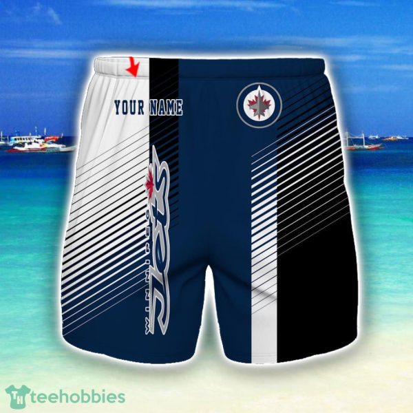 Winnipeg Jets Beach Shorts For Sport Fans Team Summer Gift Custom Name