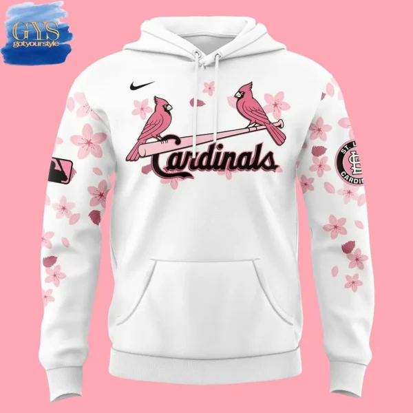 Cardinals Cherry Blossom Special Premium Edition Hoodie - Image 2