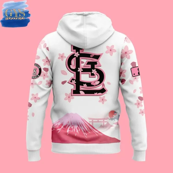 Cardinals Cherry Blossom Special Premium Edition Hoodie - Image 3