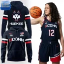 UConn Women's Basketball NCAA March Madness Blue Uniform Hoodie