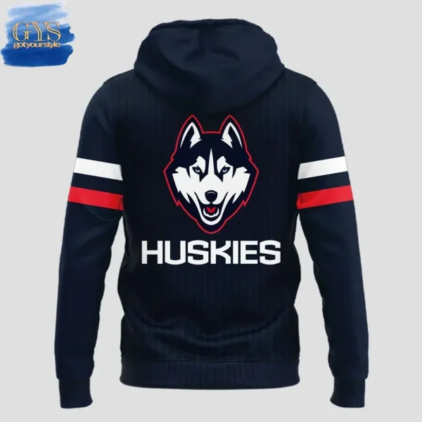 UConn Women's Basketball NCAA March Madness Blue Uniform Hoodie - Image 3
