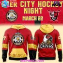 Grand Rapids Griffins Beer City Hockey Night 2025 Hoodie