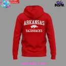 Arkansas Razorbacks Men's Basketball 2025 Red Hoodie